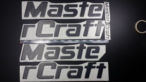 Mastercraft boat emblem 44&#034; black stickers set