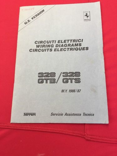Ferrari 1986-87 wiring diagrams
