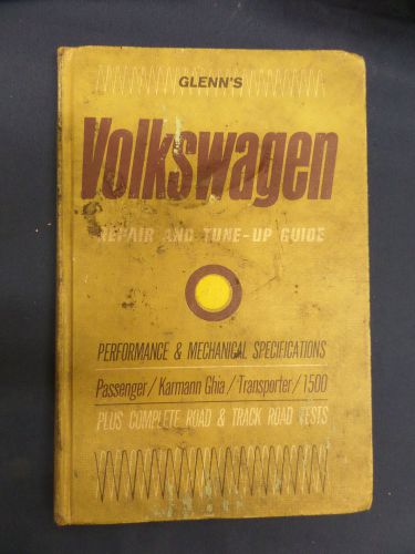 Glenns volkswagen repair and tune up guide.  published 1964 #1345. free shipping