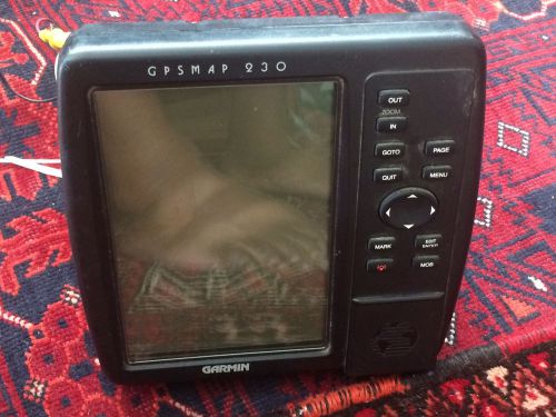 Garmin gps map 230 with original cables and antenna  marine boat gps