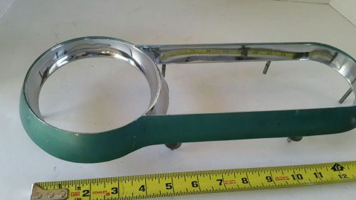 1953 or 1954 chevy dash gauge bezel  very nice  condition