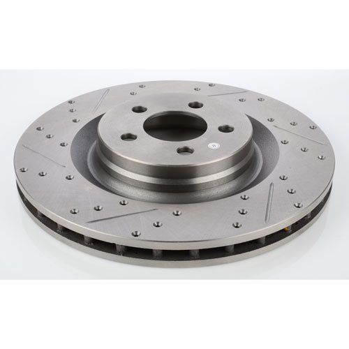 Jegs performance products 632210 hp drilled &amp; slotted brake rotor