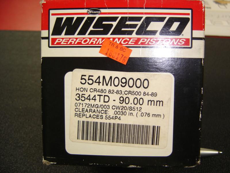 Wiseco piston kit cr490/500r   p/n 554m09000