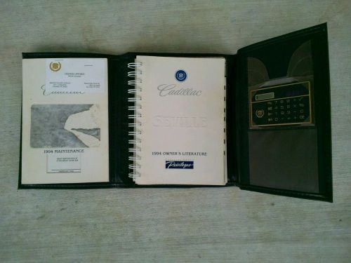 1994 cadillac seville car owners manual guide book