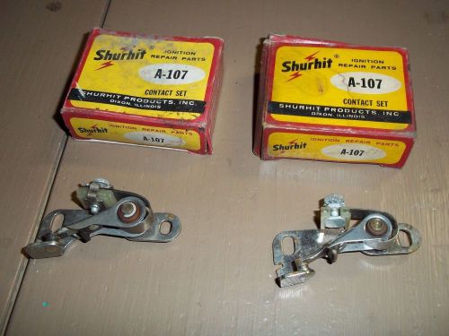 (#105) contact points 2 (two) sets 1960-61 corvair car &amp; truck 1970 -73 fiat