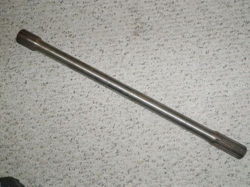 Midget drive shaft, 10 x 16 spline 21 3/4” long, hollow steel