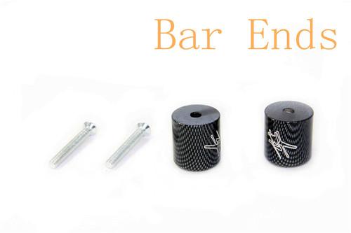 Hand bar end fit suzuki katana 600 750 sv650 sv1000 s tl1000s bandit 1200 carbon