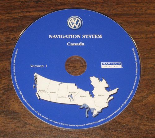 Volkswagen 2004 vw touareg canadian canada navigation nav navi map gps disc cd