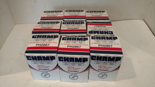 Lot 9 nos champ oil filter ph2867 - 10ct