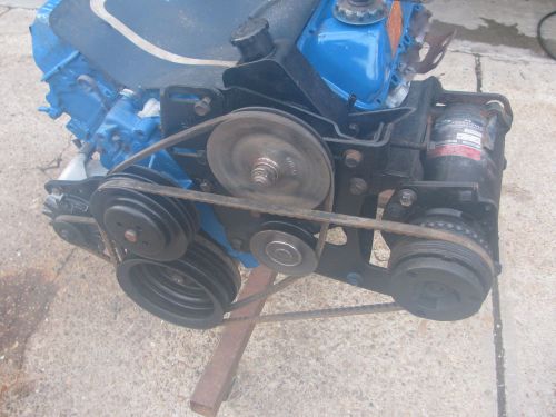 67-73 mustang,torino 429/460 complete bracket &amp; pulley set w/ short water pump
