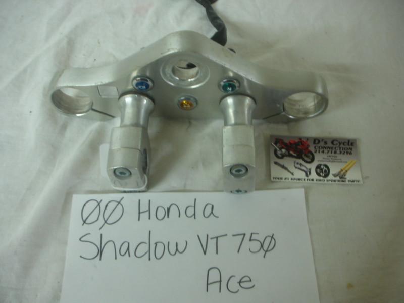 00 honda shadow vt-750 ace top triple tree with handlebar riser. good used oem