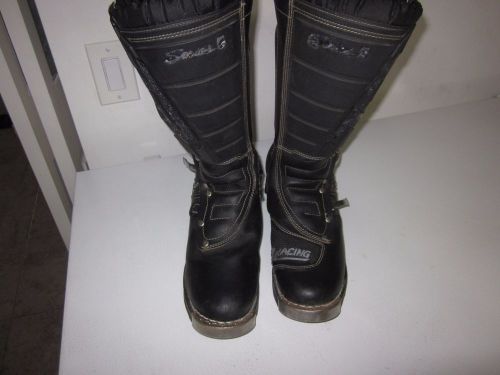 T r racing motorcycle boots size 12