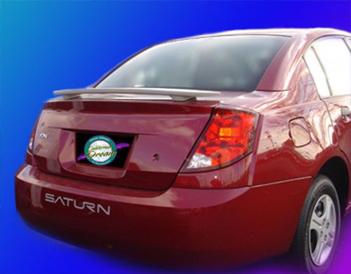 Saturn ion 4 door custom style i unpainted spoiler 2003-2008