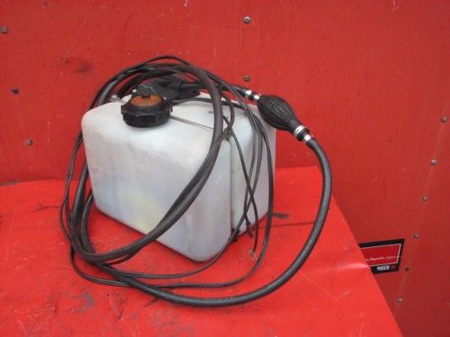 Omc johnson evinrude brp remote oil tank reservoir with bulb and sender 1.8 gal