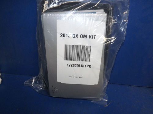2012 infiniti qx56 new oem owners manual kit dd853 12z620lkitpk