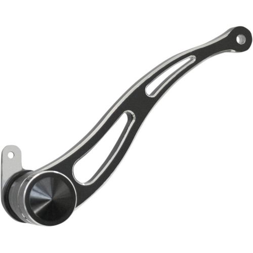 Accutronix black slotted brake arm for 2014-2015 harley touring models