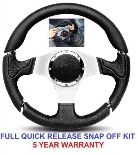 Steering wheel and quick release snap off boss kit 48 spline land rover defender
