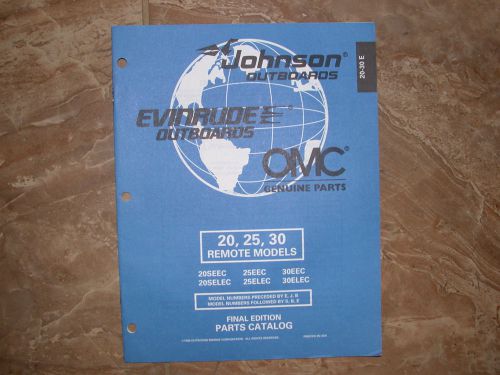 1998 johnson evinrude illustrated parts manual catalog 20 25 30 hp