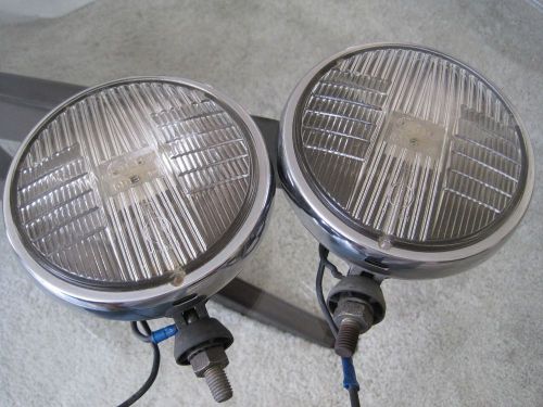 Vintage mercedes benz cibie type40 fog and spot light pair