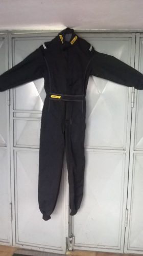 Fia homologation racing suit brand new black color size s
