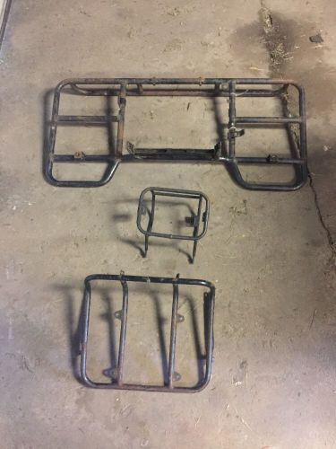 Honda 200es big red 1984 front and rear luggage rack with head light cage