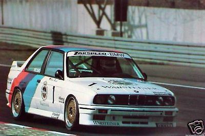 Bmw m3 world champ/tour - 1987  poster out of print new