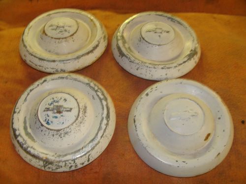 1950s-1960s chevy dog dish hub caps