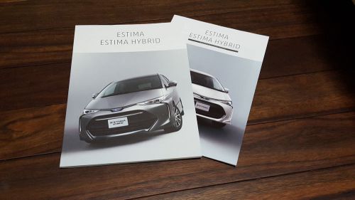 2016 toyota estima hybrid japanese brochure catalog prospekt tarago previa
