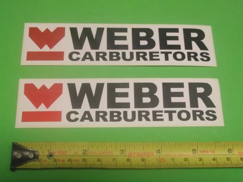 Weber carburetors racing nos decals stickers