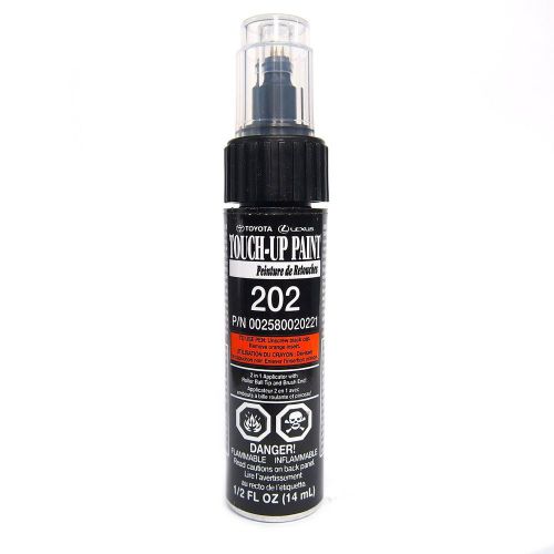 Genuine toyota 00258-00202-21 black onyx touch-up paint pen (1/2 fl oz, 14 ml)