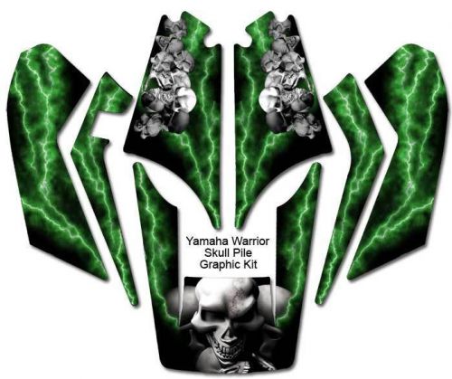 Yamaha warrior new atv graphic kit stickers 4#hig10381kid0277