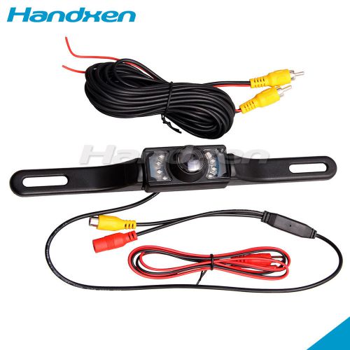 170°car rear view camera universal license with night vision infrared waterproof