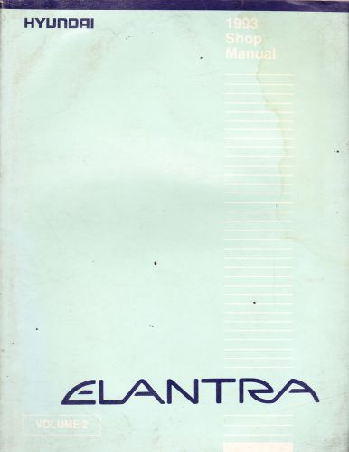 1993 hyundai elantra service manual oem