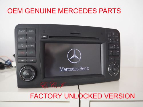 09~11 genuine mercedes unlocked gl320 gl450 gl550  navigation comand 6 cd radio