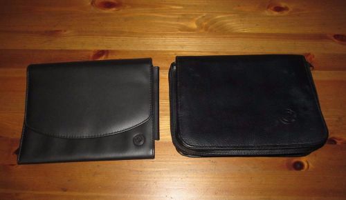 Lot of 2 different bmw owners manual cases glovebox paperwork holders