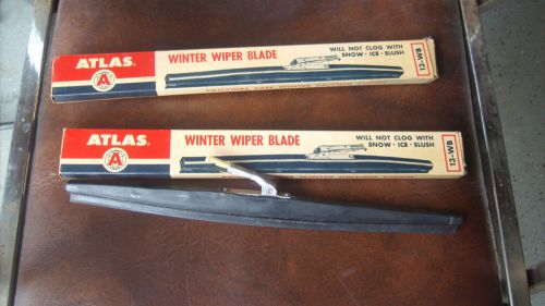 Vintage atlas windshield wiper blade wb-13  nos pair
