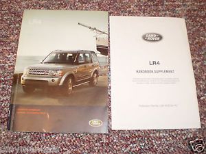 2012 land rover lr4 suv owners manual book guide all models