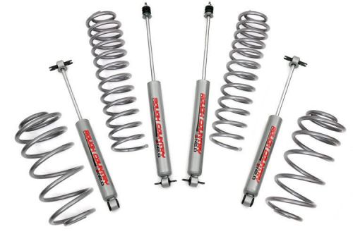 Rough country 2.5in jeep suspension lift kit 97-06 tj-lj with n2.0 shocks 4 cyl
