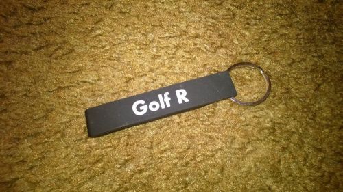 Vw golf r key ring key chain rubber with split ring