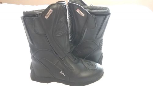 Nitro motorcycle riding motocross racing vmax boots black mens 7 / womens 9 euc