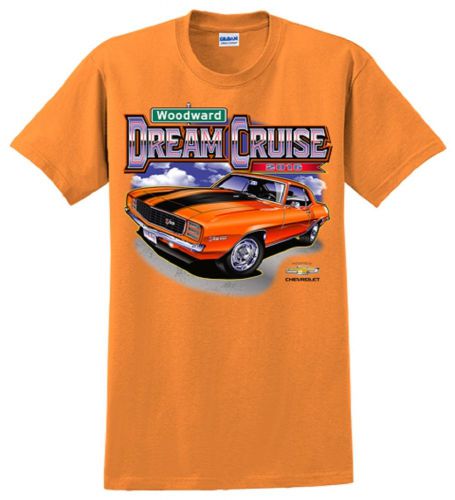 Woodward dream cruise 2016 official t-shirt orange 3xl