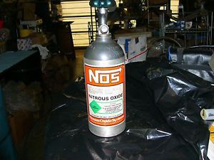 Nos never used 2 1/2 pound nitrous oxide bottle