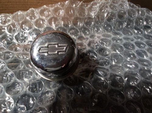 Used chevy embossed oil breather cap. good used part.
