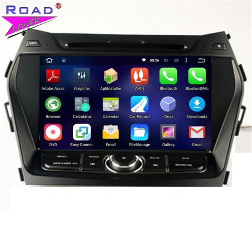 Android 5.1.1 quad core car dvd player for hyundai ix45 / santafe 2013 gps navi