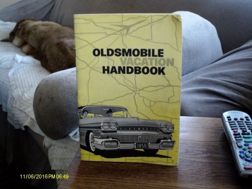 Oldsmobile vacation handbook 1958 tips suggestions checklists songs games log