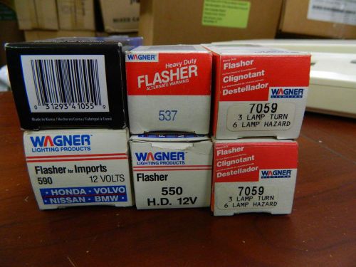 *lot of 6* wagner flasher for imports 590 550 537 7059 eiko 9006 hb4 55w