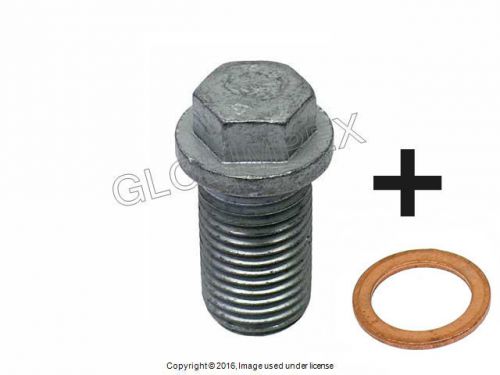 Mercedes (1985-2010 models) engine oil drain plug &amp; seal + 1 year warranty