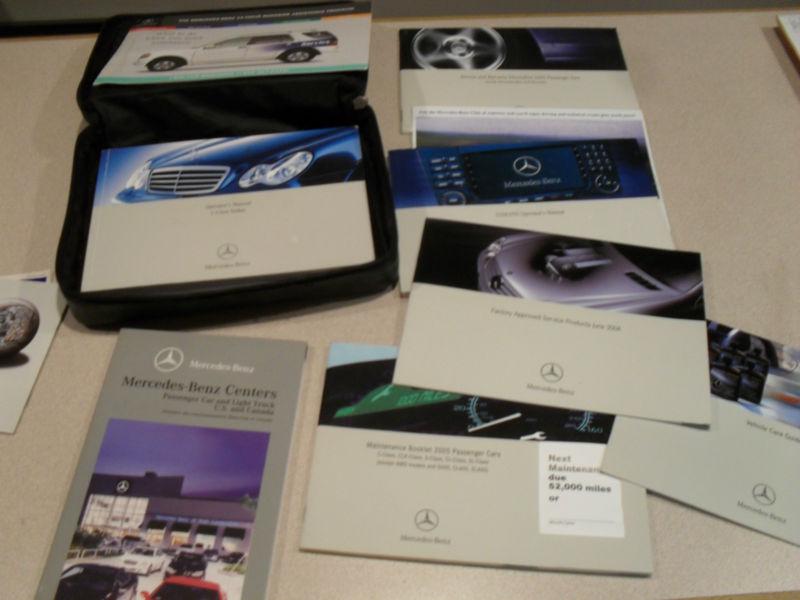 2005 mercedes benz cclass owners manual 