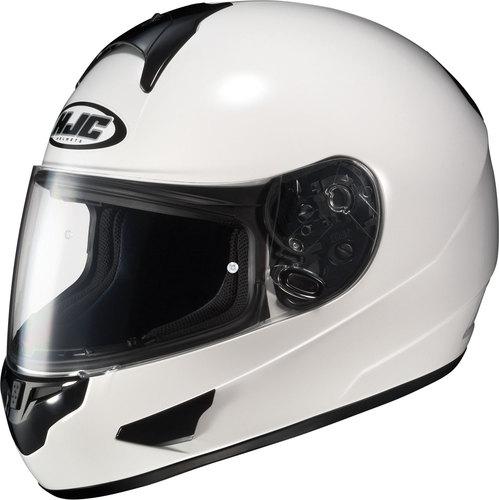 Hjc cl-16 solid full-face cl16 helmet white size medium