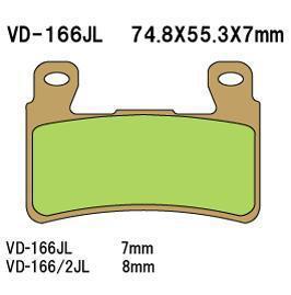 Vesrah vd-166/2jl sintered brake pads front fits honda cb1300f super four 01-04